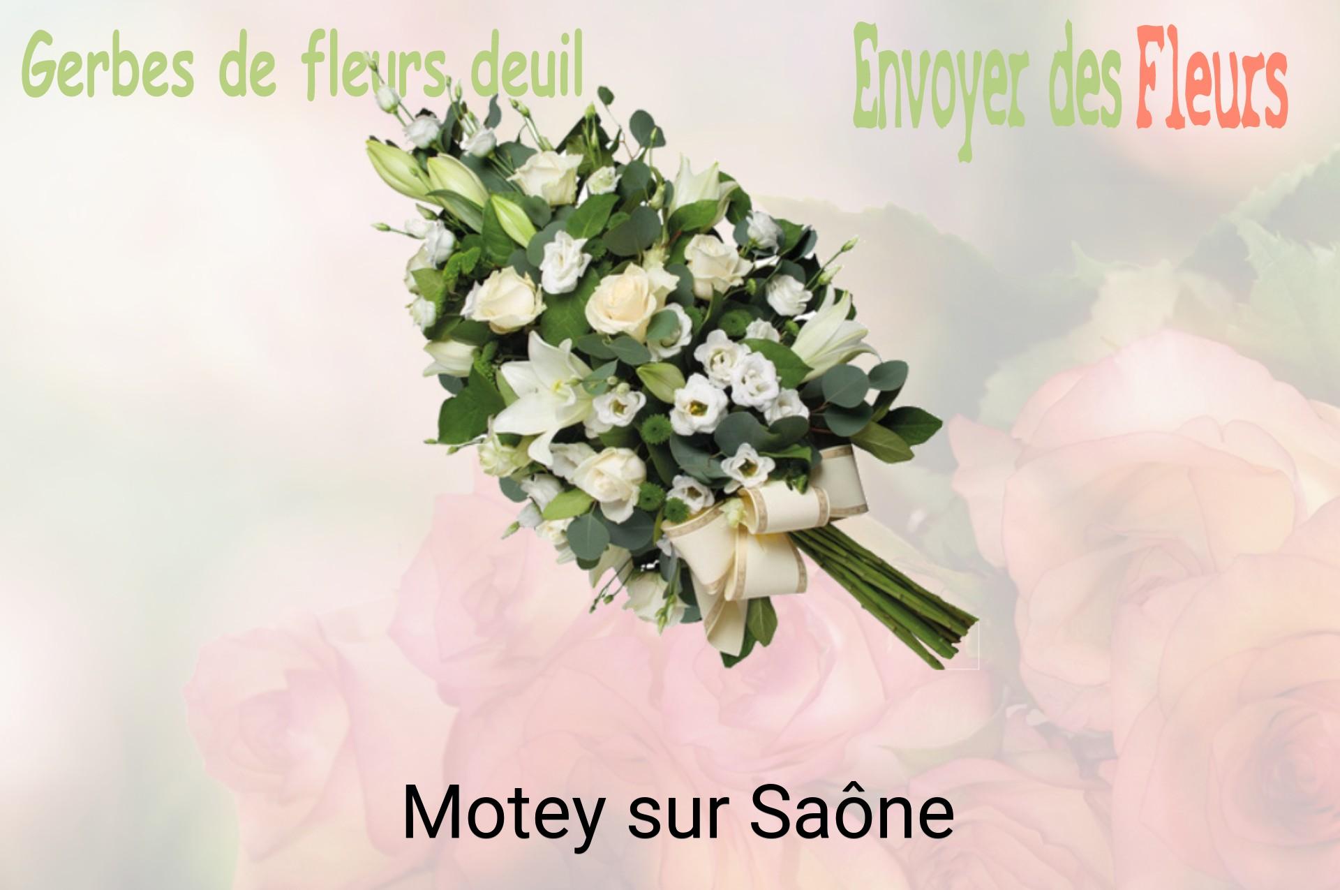 Gerbe de fleurs de deuil livrée à Motey-sur-Saône